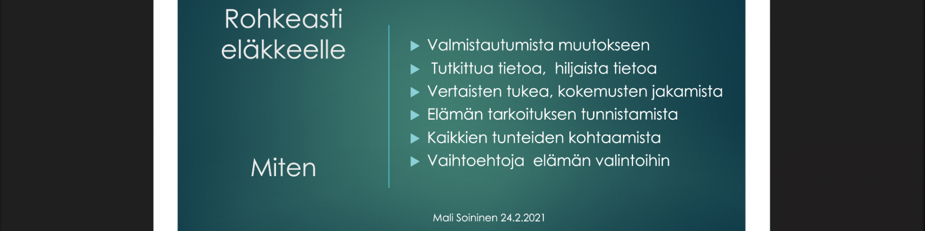 Kokemuksia hankkeen etäkursseista ja loppukevään ohjelma